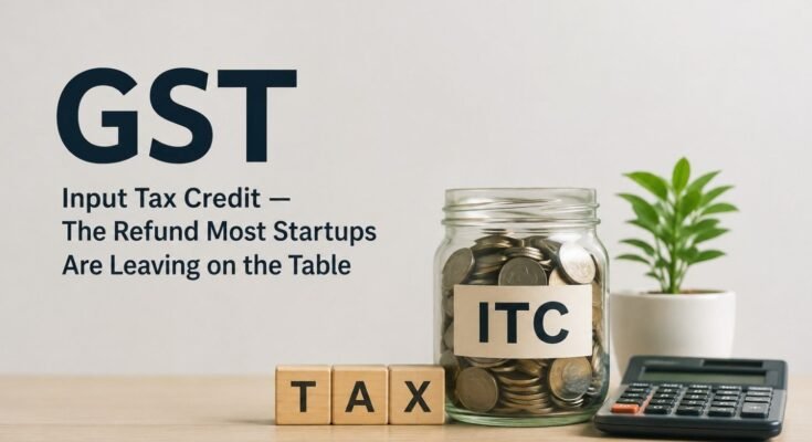 GST Input Tax Credit — The Refund Most Startups Are Leaving on the Table